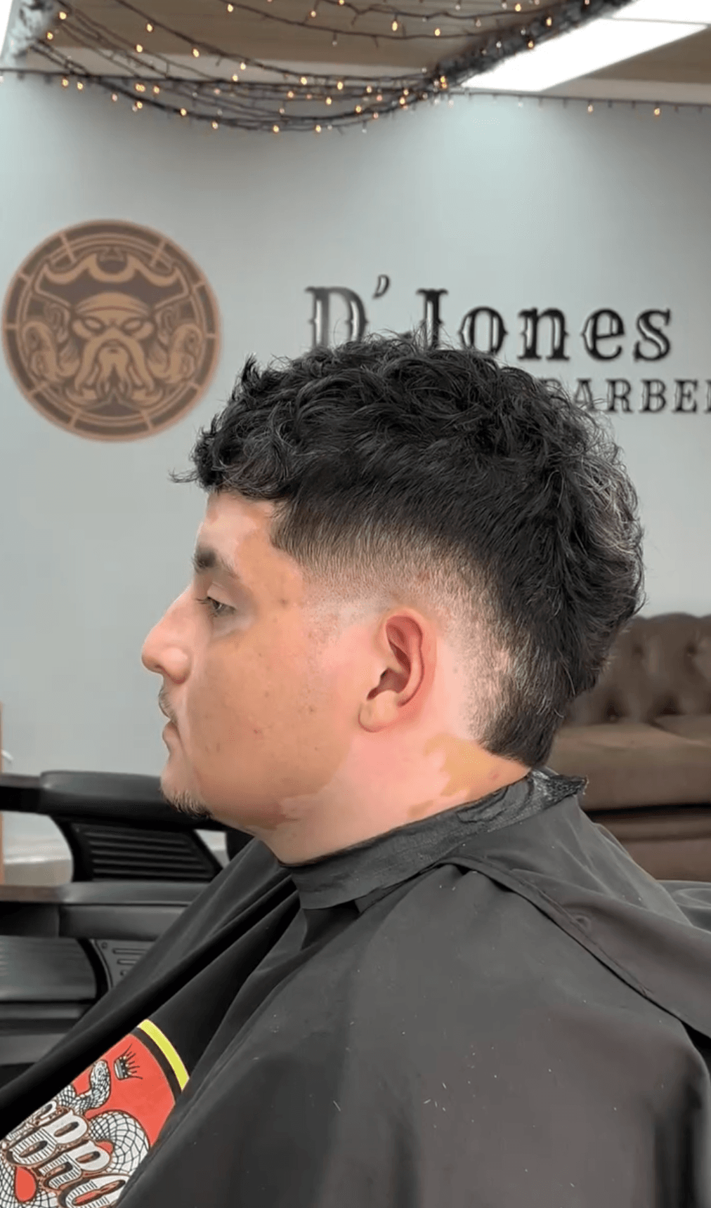 Rizado con fade bajo